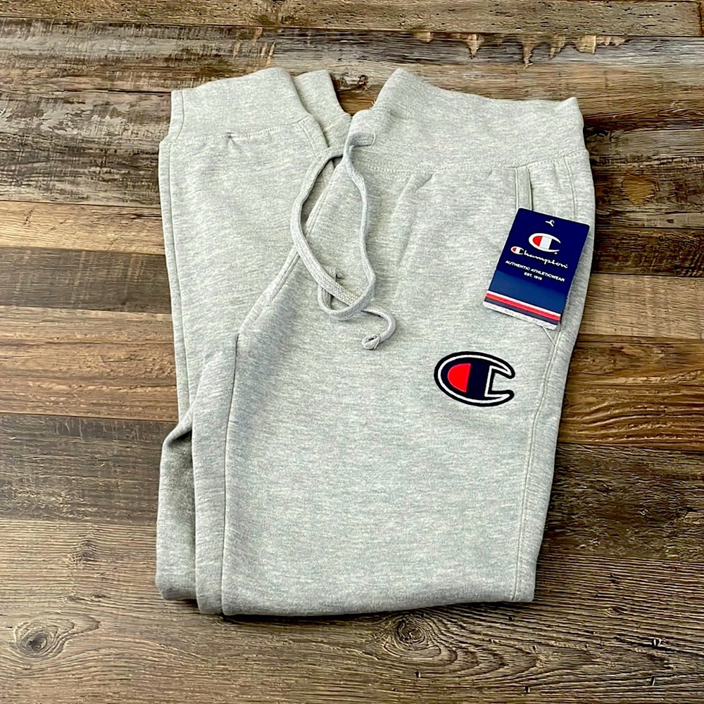 Champion Gray Sweatpants, Size Small